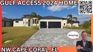 NEW CONSTRUCTION GULF ACCESS On ST. ANDREWS CANAL #246 | NW CAPE CORAL, FL