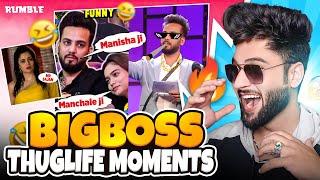 BIG BOSS THUG LIFE MOMENTS  of  ELVISH yadav & FUKRA insaan  || BIG BOSS memeS