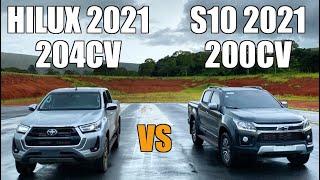 Drag Race: S10 2021 2.8 200cv VS Hilux 2021 204cv!