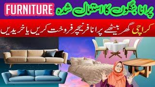 Furniture wholesale Market In Karachi | Used Furniture market | Kamran Chowrangi Furniture market