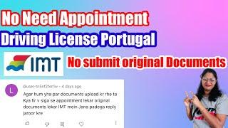 IMT portugal appointment is necessary or not to exchange driving license in Portugal | fly to videsh