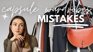 You're doing Capsule Wardrobes WRONG |  Mistakes you're making with your Wardrobe #capsulewardrobe