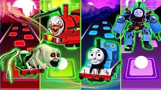 Cursed Percy Reaction vs Choo Choo Charles vs Thomas The Train vs Skibidi Thomas Coffin Dance