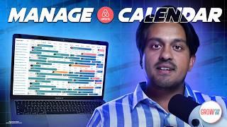 HOW TO Manage Airbnb Calendar | Airbnb Hosting For Beginners 2024 | Piers BK