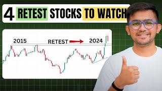 4 Retest Stocks Jo Denge Zabardast Upside! | Best Stock Picks for Swing Trading