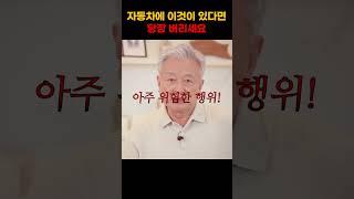 차에서 당장버리세요