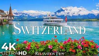 Switzerland 4K - Scenic Relaxation Film with Peaceful Relaxing Music - Video 4K Ultra HD