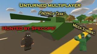 Unturned multiplayer gameplay | Finding a tank | Russia map