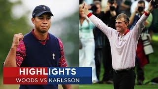 Tiger Woods vs Robert Karlsson | Extended Highlights | 2006 Ryder Cup