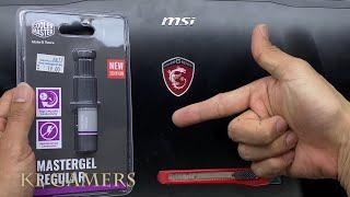 msi GE62 2QD Apache Pro Gaming Notebook Apply Cooler Master MASTERGEL REGULAR Thermal Paste