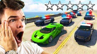 Can You ESCAPE 5 STARS WANTED in GTA 5?!