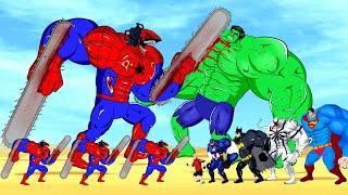 Rescue All HULK Family & SUPERMAN, VENOM vs SPIDERMAN CHAINSAW MAN : Returning From The Dead SECRET