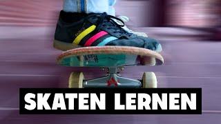 SKATEBOARD FAHREN LERNEN (Pushen / Lenken / Bremsen) 