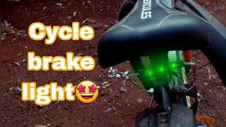 Simple cycle brake light‍....#shorts #diy #hack #lifehack
