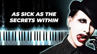 Marilyn Manson - As Sick As The Secrets Within piano karaoke instrumental cover