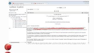 LexisNexis Academic Legal Research