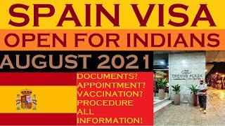 SPAIN VISA FOR INDIAN 2021