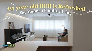 40-year-old HDB is Refreshed for Modern Family Living