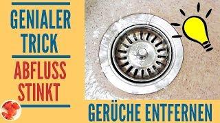 Genialer Trick: Abfluss stinkt? Mit diesen Hausmitteln den Abfluss reinigen + 3 Bonustipps