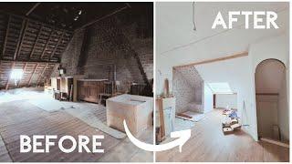 TIMELAPSE HOUSE RENO *MASTER BEDROOM*  - 18 MOIS DE RÉNOVATION MAISON (3/4)