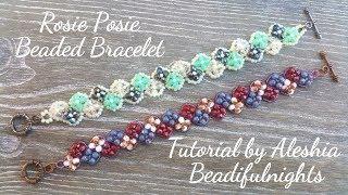 Rosie Posie Beaded Bracelet + Necklace Tutorial