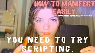 How to Manifest Anything You Want OVERNIGHT using law of assumption THE SCRIPTING METHOD