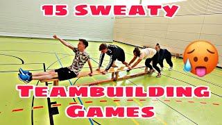 15 sweaty Teambuilding Games with benches// lustige kooperative Spiele mit Bänken