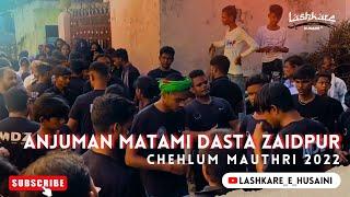 Matami dasta zaidpur | chehlum mauthri | safar2022 |  Barabanki | jauhar zaidi |