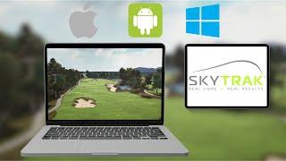 Demo of SKYTRAK Golf Simulator on PC, iPad, and now Mac!!!