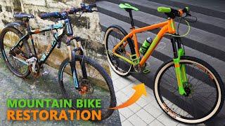 Unique Bike Restoration Color??? - Orange & Green Color (Must Watch)