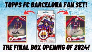 Topps FC Barcelona Fan Set 2023/24 box opening! Final video of 2023!!