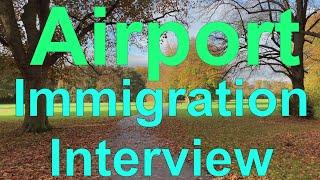 Immigration Interview at Airport in Germany | Typical questions asked at Immigration | JSV 2024