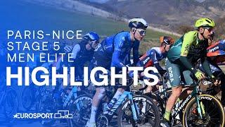 Sprinters BATTLE IT OUT once again  | Paris-Nice 2024 Stage 5 Highlights | Eurosport Cycling