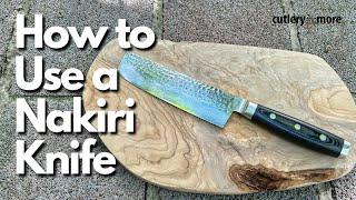 How to Use a Nakiri | The Vegetable Knife!