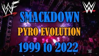 WWF/E Smackdown! Evolution of the Smackdown Pyro from 1999 to 2022.
