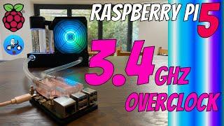 3.4Ghz Overclocking test. Raspberry Pi 5