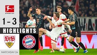 VfB Stuttgart gegen Bayern München 1 - 3 | HIGHLIGHTS & GOALS | Bundesliga 2024/25