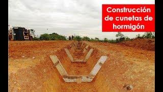 ¿Cómo Hacer un Desague para Aguas Lluvias? - Cunetas o Canales de Concreto