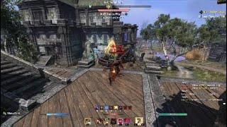 ESO PVP: 1 Bar Nightblade Gank Destruction 