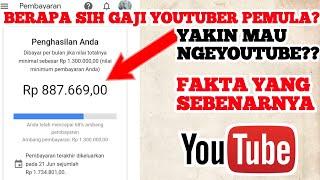 GAJI YOUTUBER PEMULA 2021 - ini jawabannya!!!