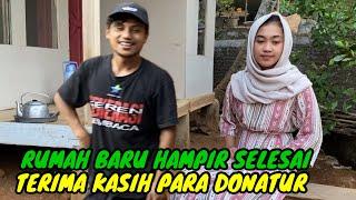 BERASA MIMPI !! HANYA BUTUH SEPULUH HARI SAJA BEDAH RUMAH GADIS YATIM HAMPIR SELESAI