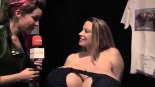 Woman with "World's Largest Breasts"