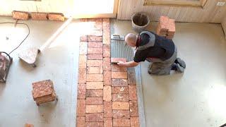 How to lay terracotta tiles / cut brick slips / unique tiles