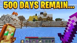 500 Days REMAIN in HARDCORE Minecraft...