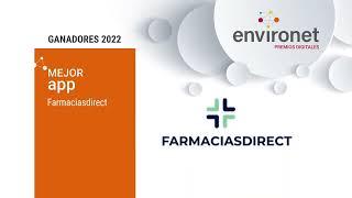 Premio Environet a Mejor App | Farmaciasdirect