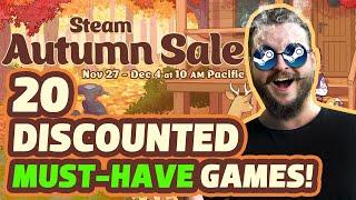 Steam AUTUMN SALE 2024! 20 Discounted MUST-HAVE Games!