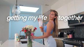 getting my life together (or at least trying) | cleaning & organizing my apartment