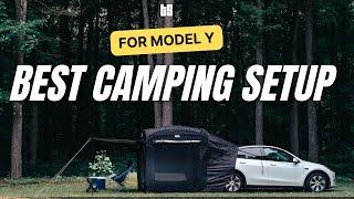 Camping in a Tesla Model Y! The best camping setup by Tesloid!