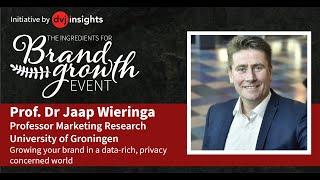 Prof. Dr Jaap Wieringa - University of Groningen | Brand Growth Event 2021