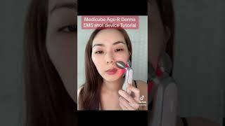 Medicube Age-R Derma EMS shot Device Tutorial - How to use EMS device for anti-aging, firmer skin